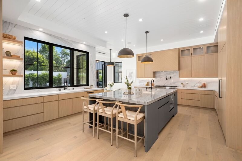 Cocina moderna casa Puebla